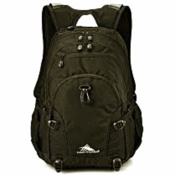 NWT High Sierra Backpack Waterproof School Hike Laptop Bookbag Travel Black